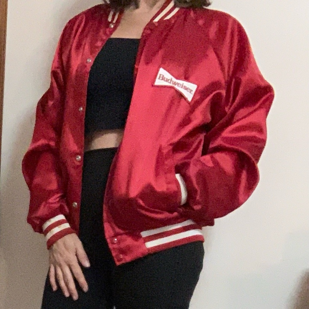 Vintage Budweiser (light weight) racing jacket